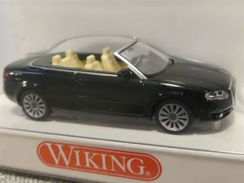 Wiking 1320130 Audi A4 Cabriolet, sort, H0